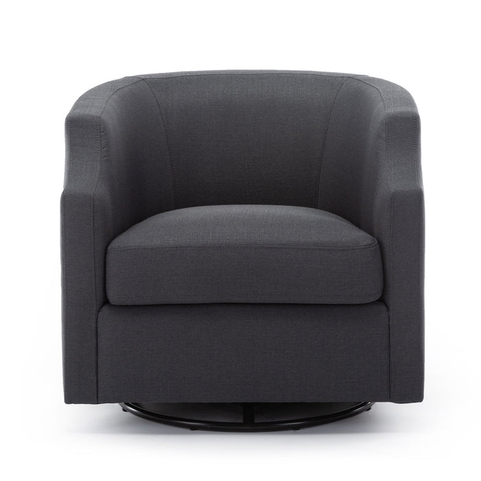 Isabelle - Swivel Glider Barrel Chair