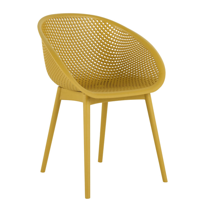 Modern Lounge Chair Set With Round Table
