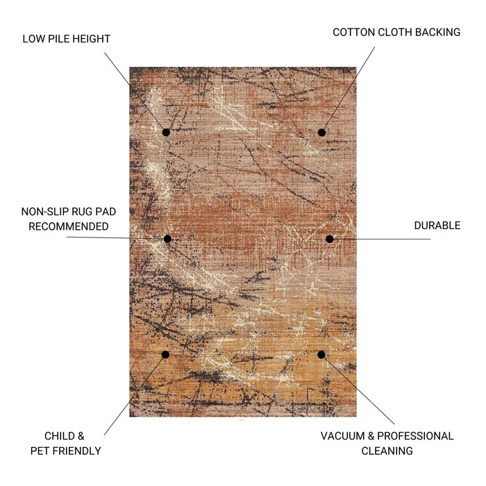 Fenix - Accent Rug - Gold