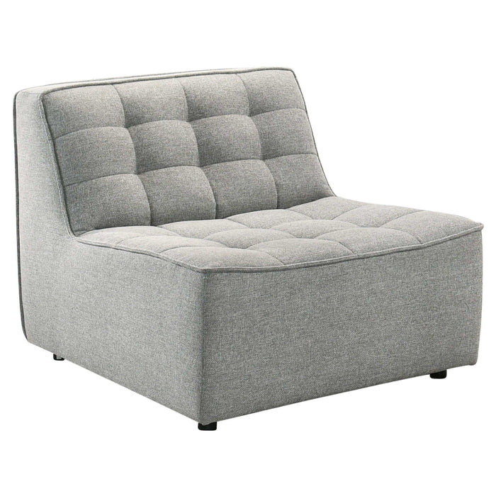 Selen - Corner Sectional Sofa - Light Gray