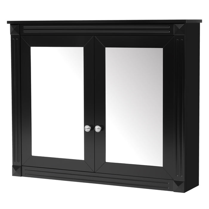 Wall-Mounted Medicine Cabinet With 2 Mirrors, Adjustable Shelves