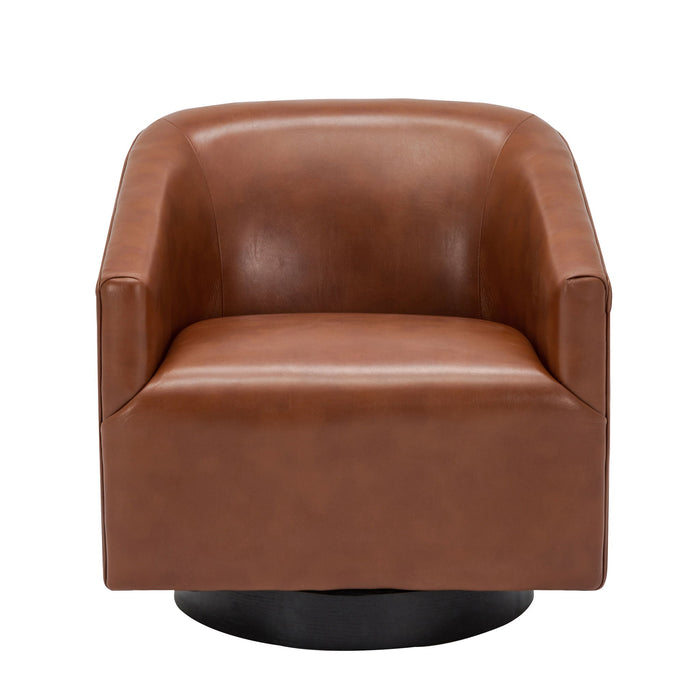 Garland - Swivel Chair With Upholstery - Caramel