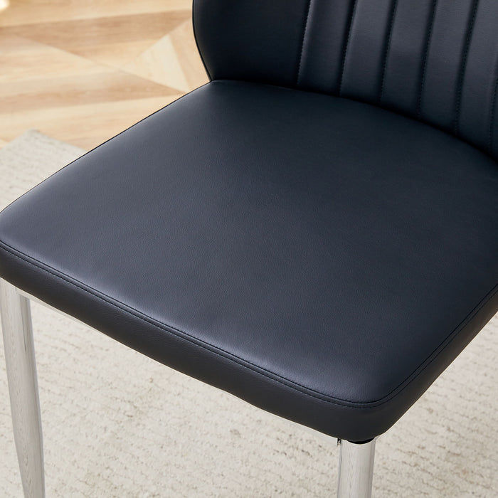Modern Comfort Dining Chairs With Extended Backrest
