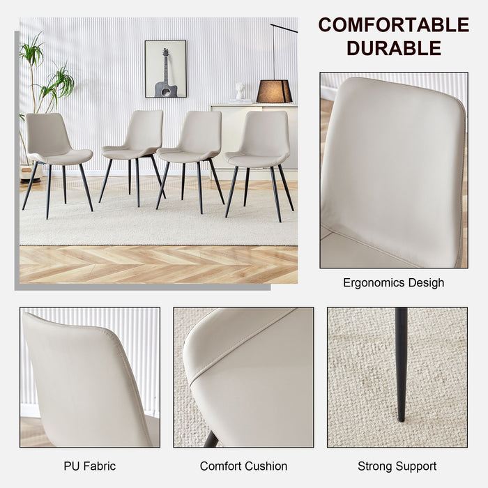 Modern Medieval Style Restaurant Cushioned Chairs With Suede Backrests