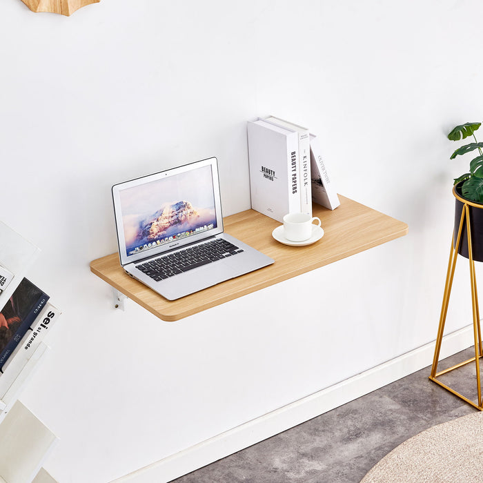 Wall Mounted Folding Table For Small Spaces, Fold Down Desk, Workbench
