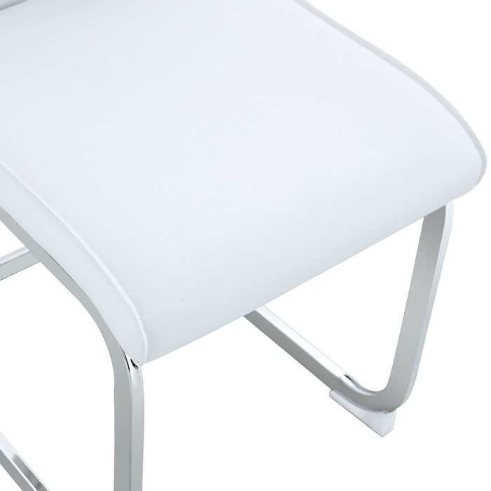 Luxury Simple Arch Chair, High Resilience With Metal Legs