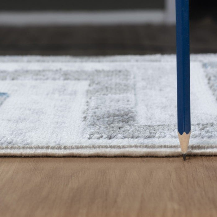 Nova - 7'10" X 9'10" Area Rug - White, Multi