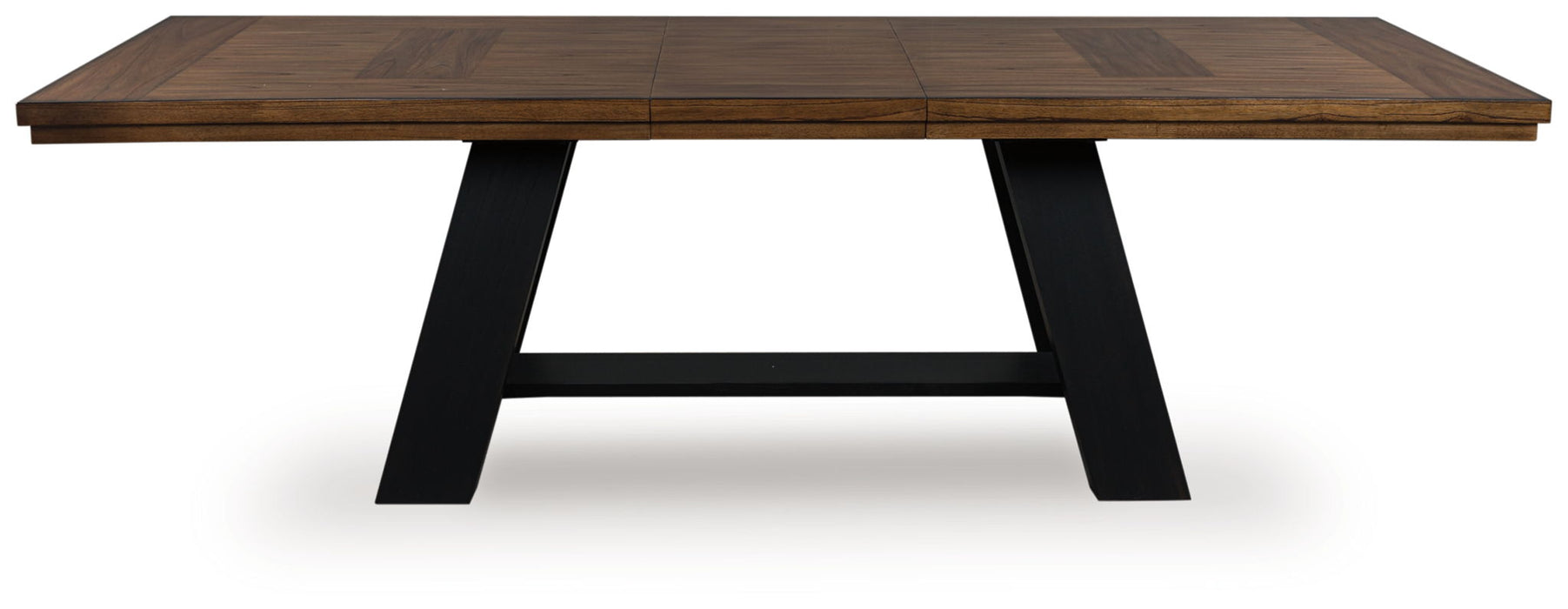 Greddinton - Brown / Black - Dining Extension Table