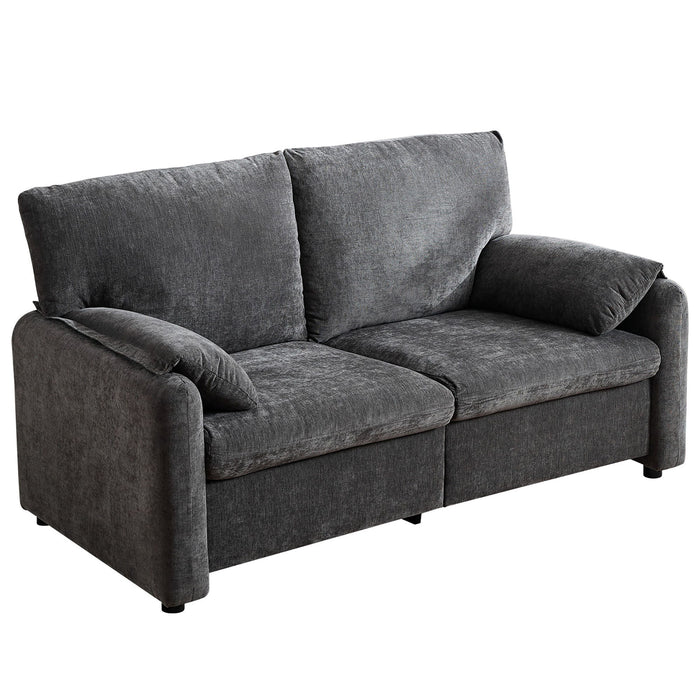 Modern Minimalist Down Filled Sofa
