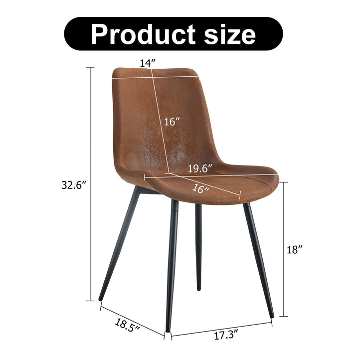 Modern Medieval Style Restaurant Cushioned Chairs With Suede Backrests