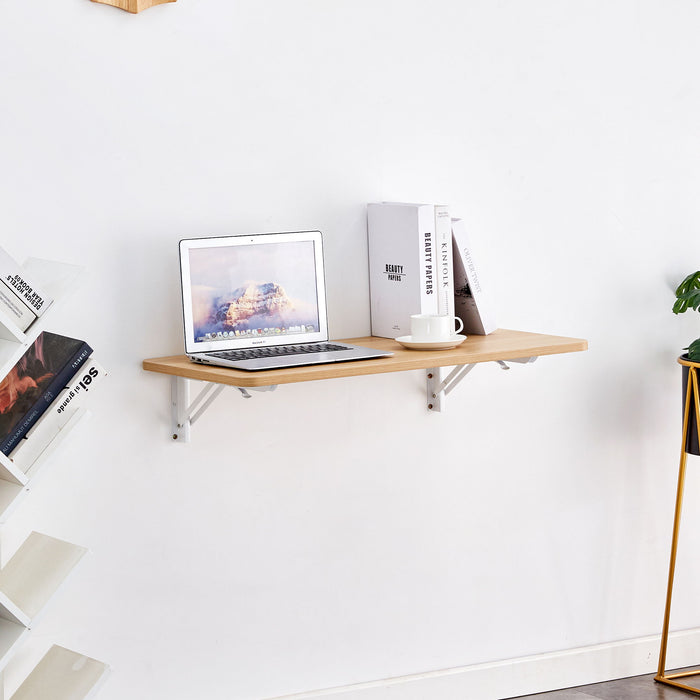 Wall Mounted Folding Table For Small Spaces, Fold Down Desk, Workbench