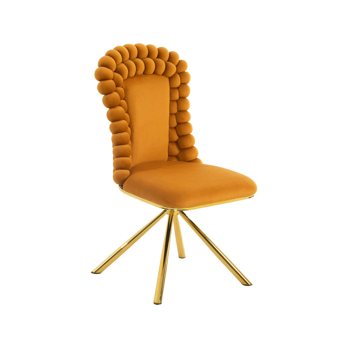 Upholstered Swivel Dining Chairs (Set of 2)