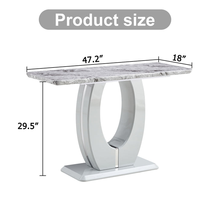 Modern Minimalist Rectangular Counter Bar Table