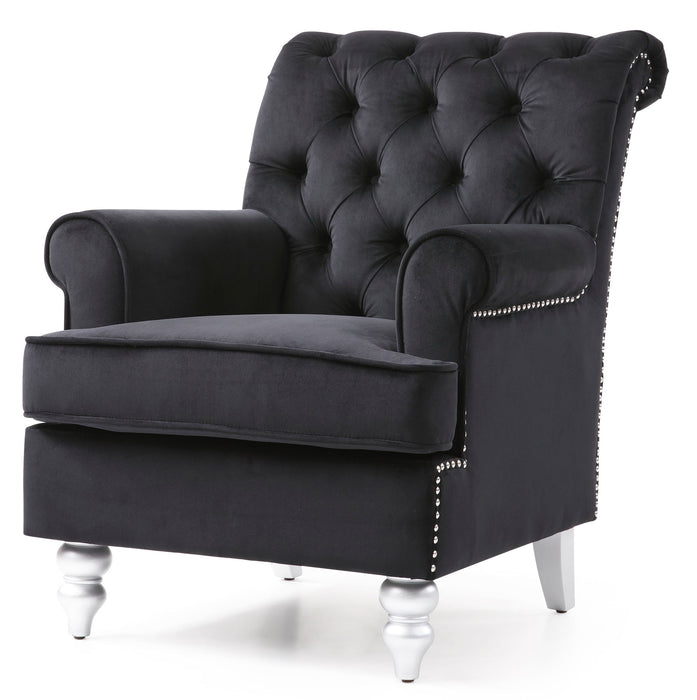 Elegant Round Arm Traditional Chair