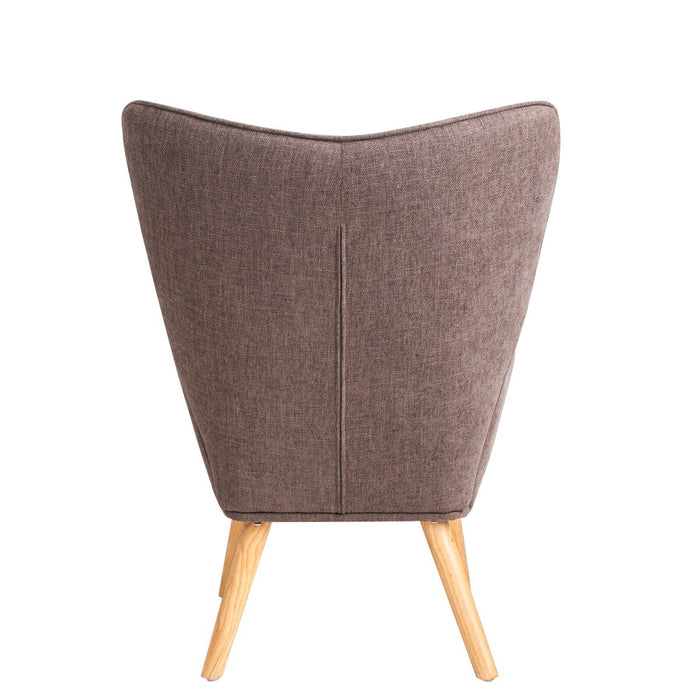 Accent Chair With Ottoman, Living Room Chair And Ottoman Set, Comfy Side Armchair For Bedroom, Creative Splicing Cloth Surface - Colorful