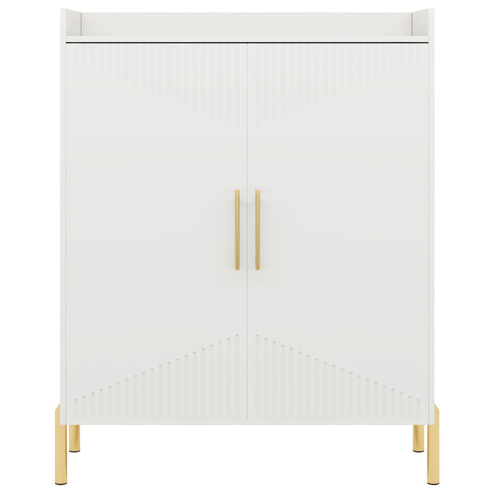 6 Tier Entryway Shoe Cabinet With Doors