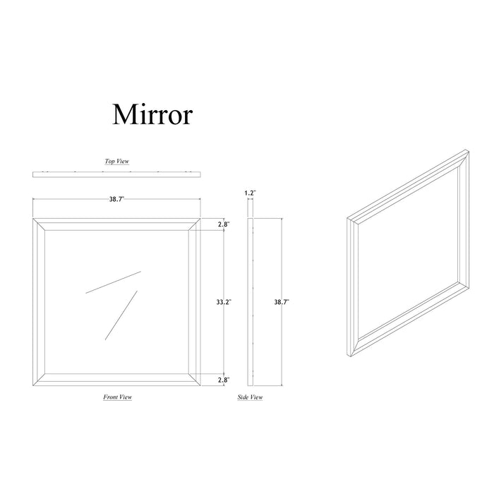 Rover - Mirror - Gray