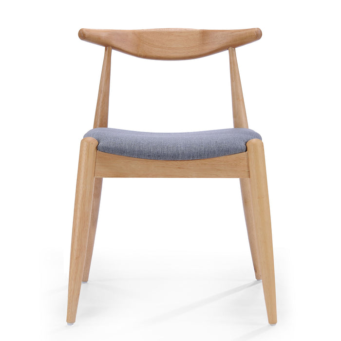 Candescent - Dining Chair With Curved Back And Wood Frame (Set of 2)