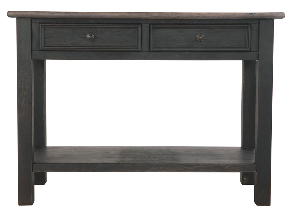 Tyler Creek - Grayish Brown / Black - Sofa Table