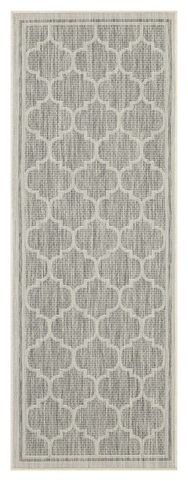 Sunshine - 5'3" X 7'3" Indoor & Outdoor Area Rug - Silver
