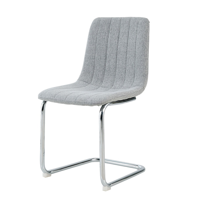 Modern Dining Chair With Metal Legs