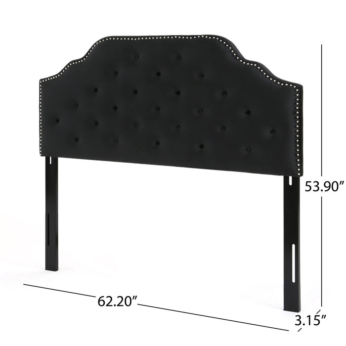 Charismatic - Size Headboard With Button Tufting And Nailhead Trim