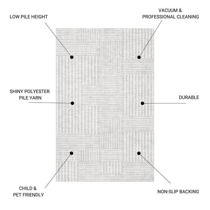 Macau - Non - Slip Accent Rug, Modern Design