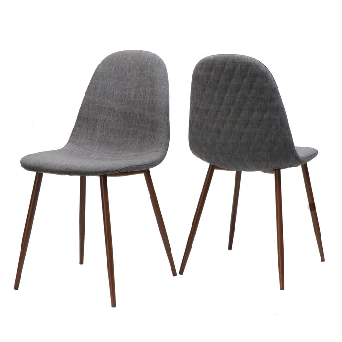 Elegant Dining Chair Set With Fabric