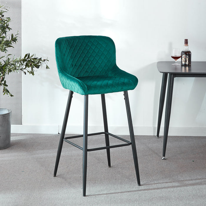 Ergonomic Counter Height Bar Stool (Set of 2)