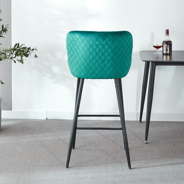 Ergonomic Counter Height Bar Stool (Set of 2)
