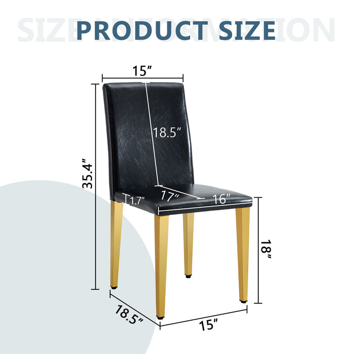 Modern Dining Chairs With Metal Legs