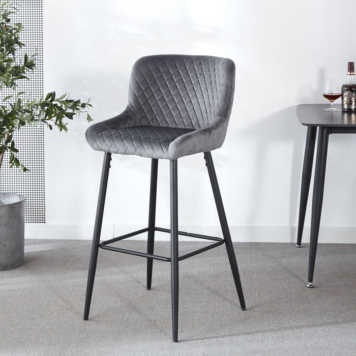 Ergonomic Counter Height Bar Stool (Set of 2)
