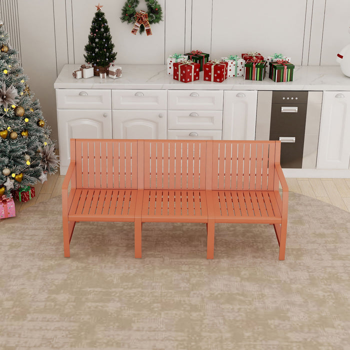 1 Piece Indoor / Outdoor 3 Seater Sofa, UV-Resistant, Waterproof And Durable