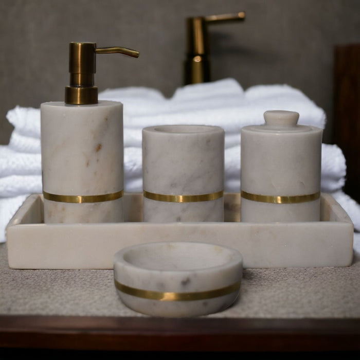 Inlay - Bathroom (Set of 5) - White