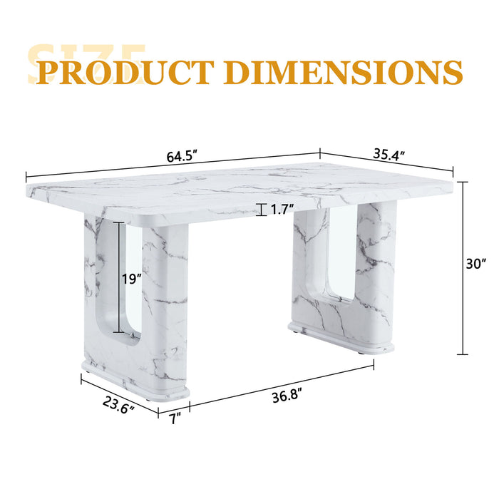 Stylish Versatile Textured Dining Table
