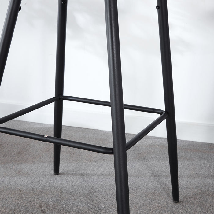 Ergonomic Counter Height Bar Stool (Set of 2)