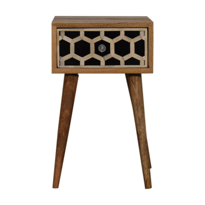 Inlay - Bone Inlay Drawer Nightstand