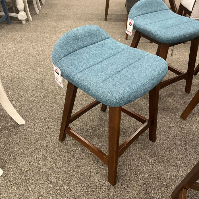 A D615-324 Lyncott Uph. Stool Blue