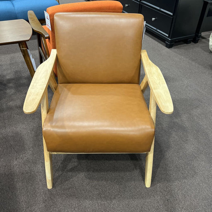 H 1138nabrpu-1 Chair Brown