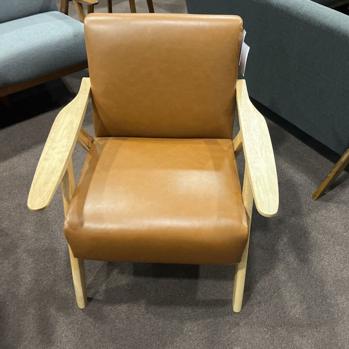 H 1138nabrpu-1 Chair Brown