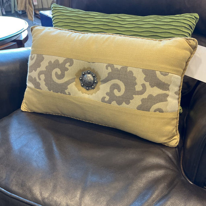 Decorative Beige Lumbar Pillow