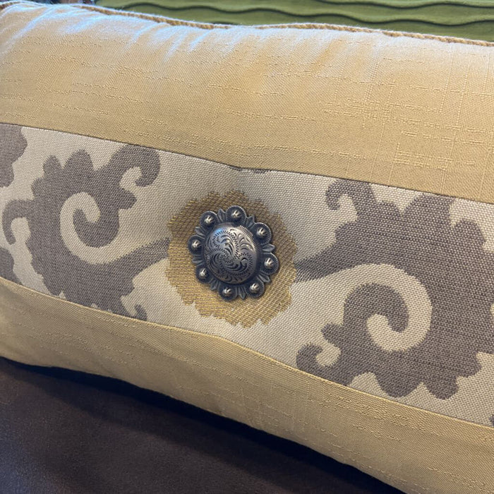 Decorative Beige Lumbar Pillow