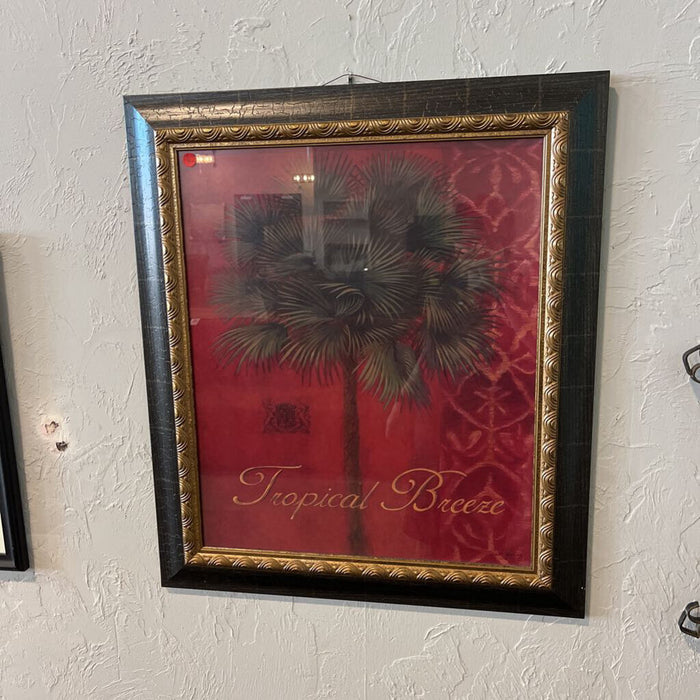Pair of Palm Tree Art
