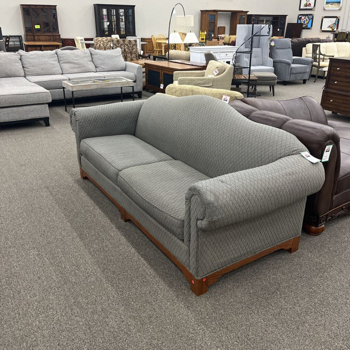 Gray Camelback Sofa