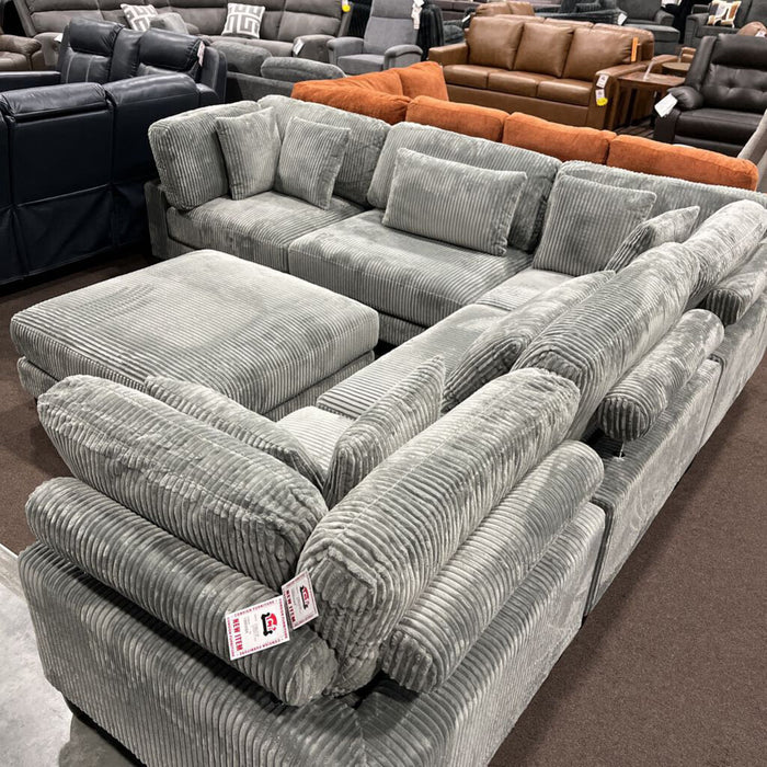 H 9688Gy-6pc Sectional w/ Otto