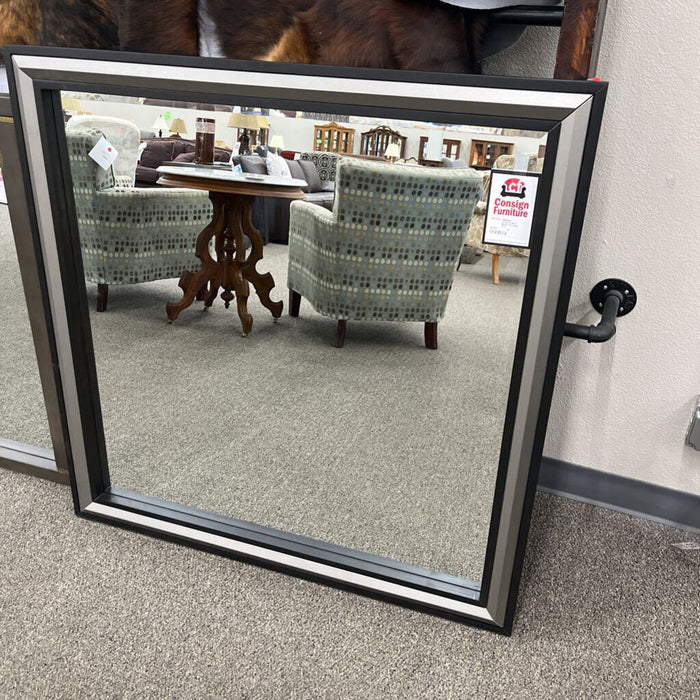 H 1536-6 Mirror Black and Silver