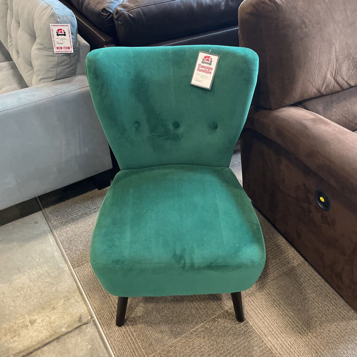H 1166Gr-1 Accent Chair Green