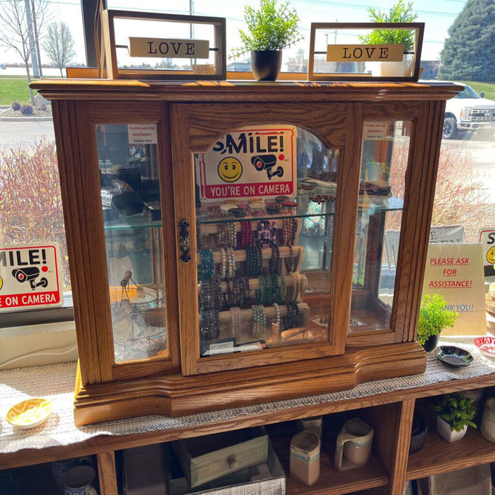 Small Oak Curio