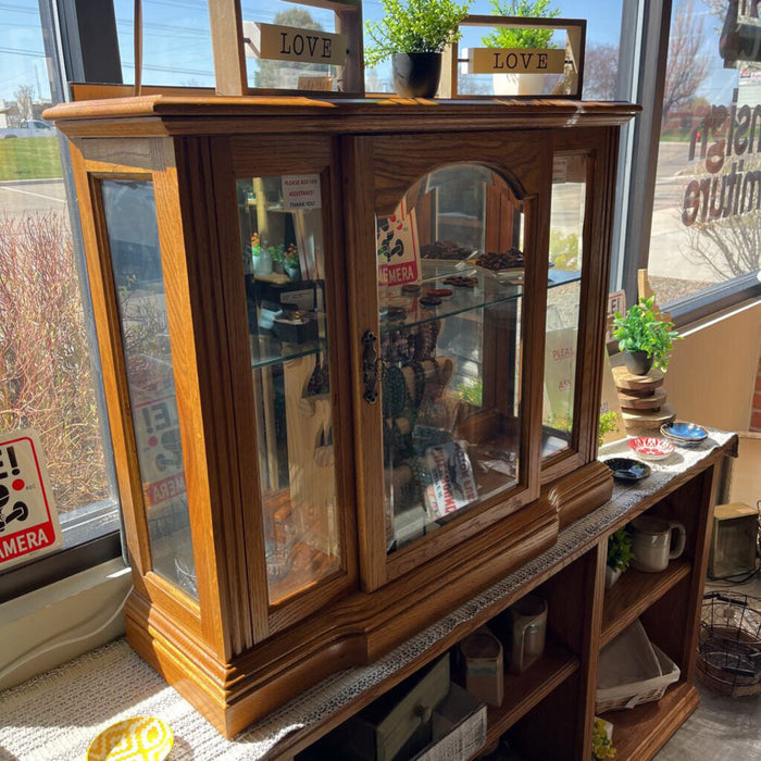 Small Oak Curio