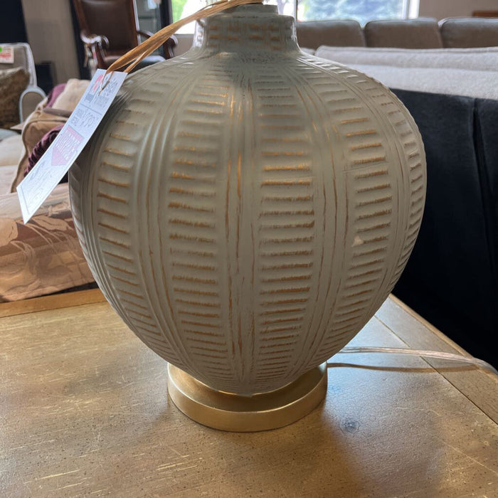 Gray & Gold Lamp